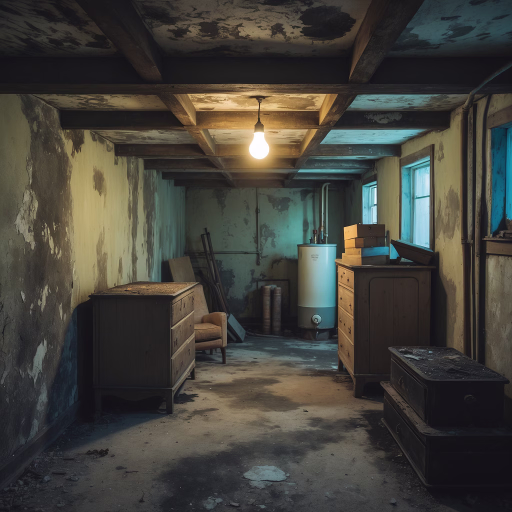 Black mold growth on residential drywall inside a Pittsburgh home, highlighting health risks to families.