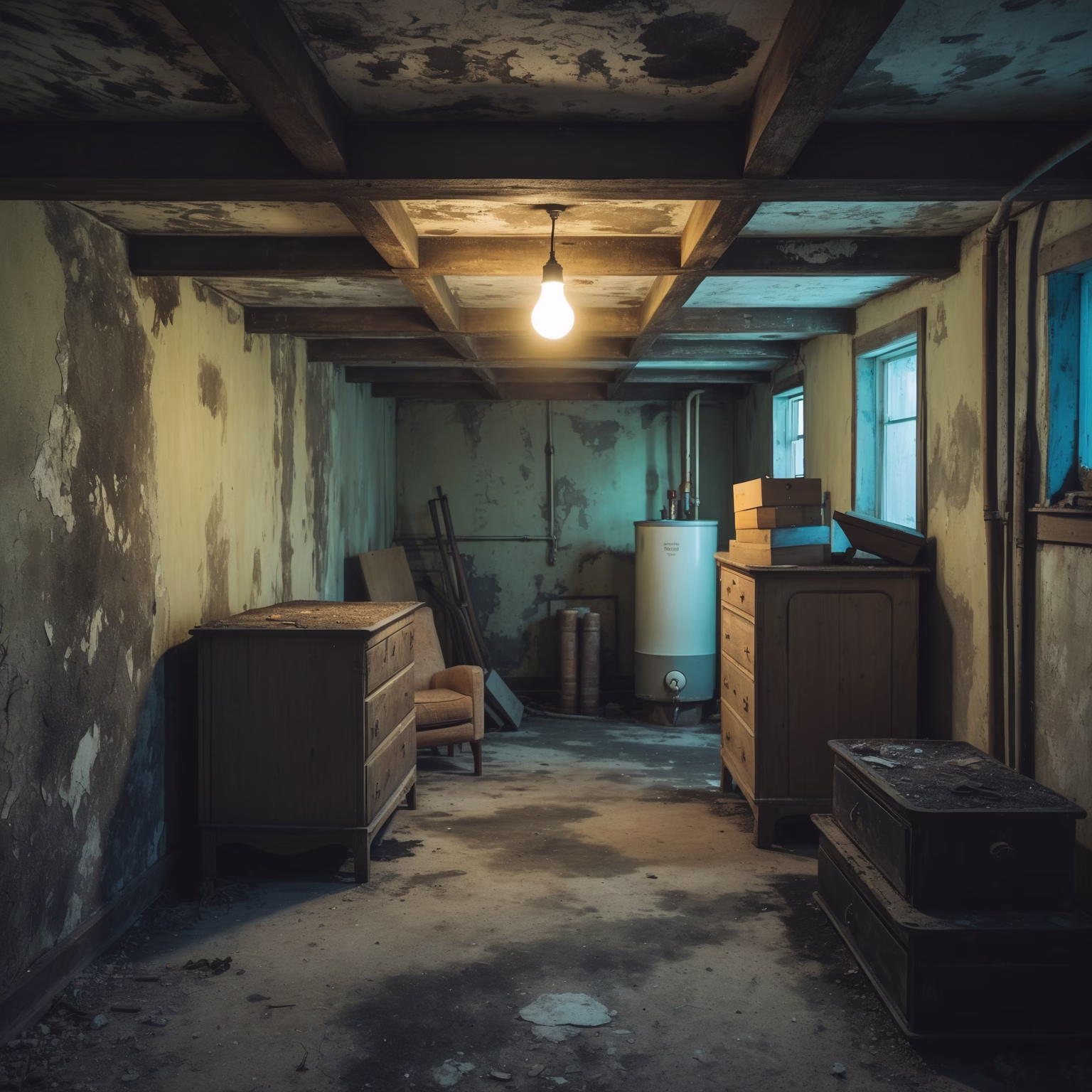 Black mold growth on residential drywall inside a Pittsburgh home, highlighting health risks to families.